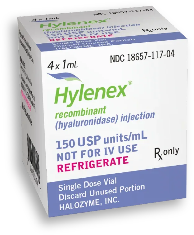 Hylenex Recombinant — 150 U/mL, 4 × 1 mL vials